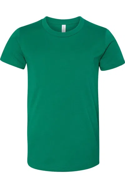 Bella+canvas Kids' Youth Jersey Tee In Green