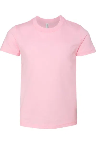 Bella+canvas Kids' Youth Jersey Tee In Pink