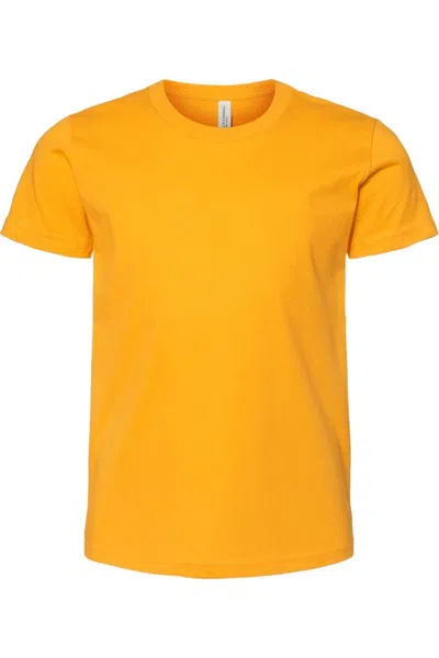 Bella+canvas Kids' Youth Jersey Tee In Yellow
