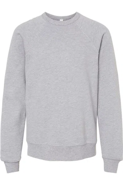 Bella+canvas Kids' Youth Sponge Fleece Crewneck Sweatshirt In Multi