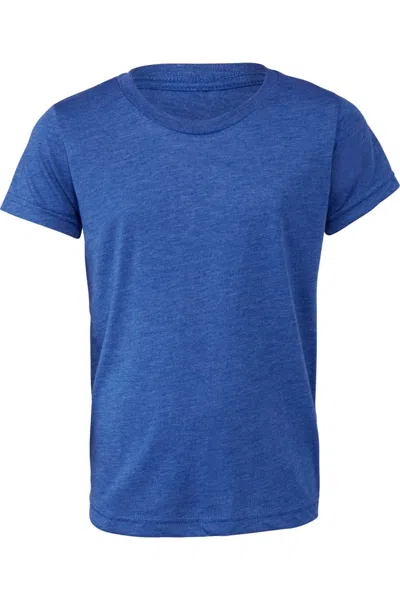 Bella+canvas Kids' Bella + Canvas Youth Triblend T-shirt In Blue