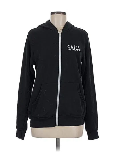 Pre-owned Bella+canvas Zip Up Hoodie In Black