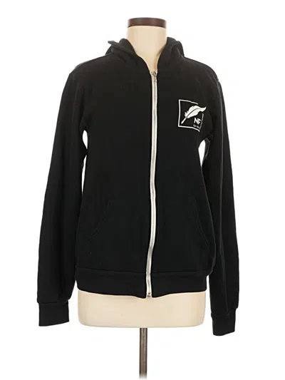 Pre-owned Bella+canvas Zip Up Hoodie In Black
