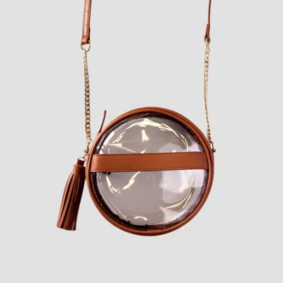 Bella Chic Women's Circle Clear Crossbody In Bronte In Multi