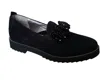 Bella Comforto Women's Isabella Suede Slip On Loafer In Black In Black