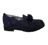 Bella Comforto Women's Isabella Suede Slip On Loafer In Ink In Blue