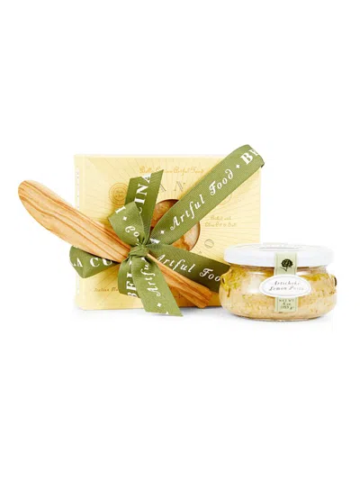 Bella Cucina Artichoke Pesto & Pane Rustico Gift Set In Green