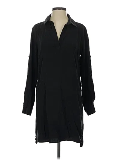 Pre-owned Bella Dahl 3/4 Sleeve Blouse In Black