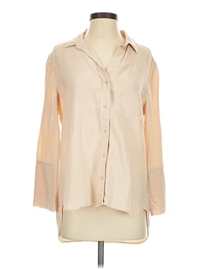 Pre-owned Bella Dahl 3/4 Sleeve Blouse In Brown