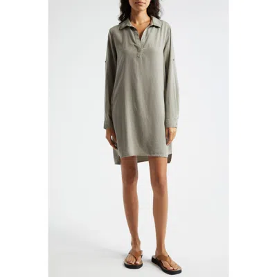 Bella Dahl A-line Shirtdress In Soft Army