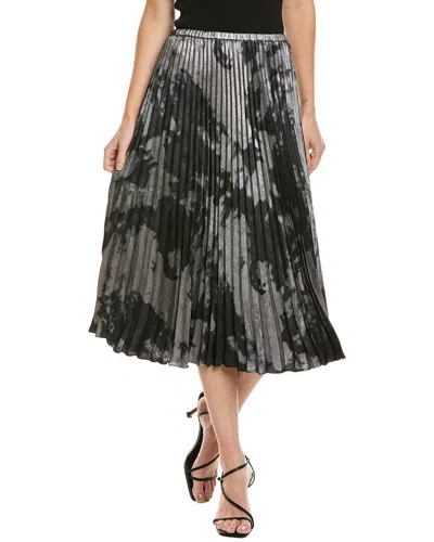 Bella Dahl Accordion Pleated Midi Skirt In Multi