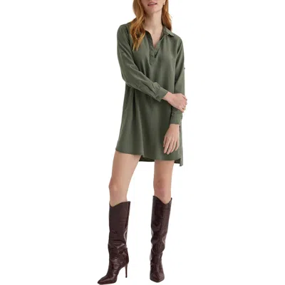 Bella Dahl A-line Shirtdress In Green