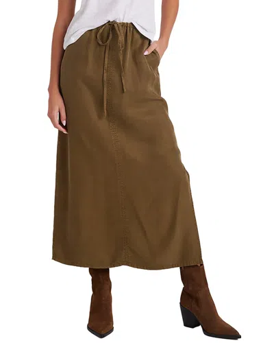 Bella Dahl Ana Maxi Skirt In Green