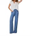 Bella Dahl Anya Side Tacked Released Jean In Vintage Laguna Wash In Blue
