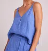 Bella Dahl Bahia Top In Blue In Blue