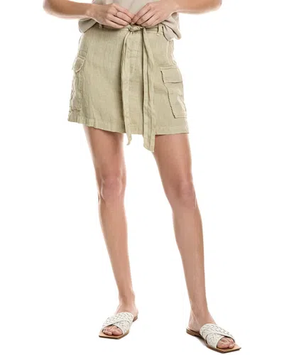 BELLA DAHL BELLA DAHL BELTED CARGO LINEN MINI SKIRT