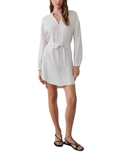 Bella Dahl Belted Mini Dress In White