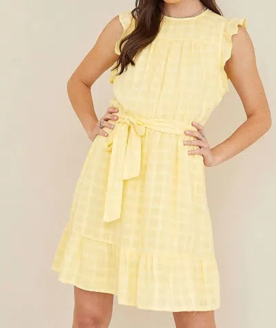 Bella Dahl Belted Tiered Ruffle Dress In Wild Flower In Multi