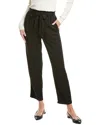 Bella Dahl Ladder Trim Trouser Pants In Black