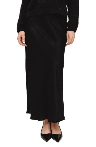 Bella Dahl Bias Maxi Skirt In Black