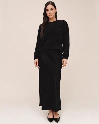 Bella Dahl Bias Maxi Skirt In Black