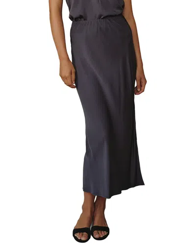 Bella Dahl Bias Maxi Skirt In Black