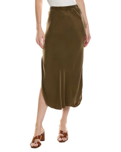 Bella Dahl Bias Skirt In Green