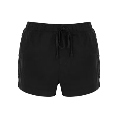 Bella Dahl Tencel Shorts In Black