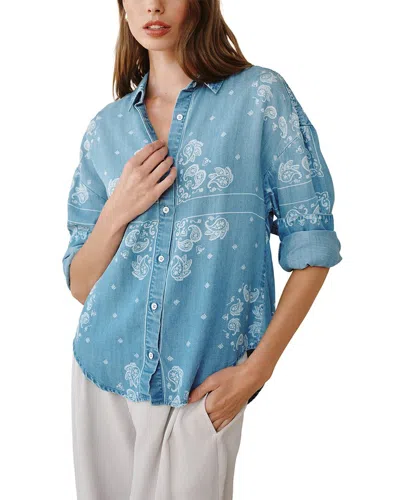 Bella Dahl Boyfriend Button Down Shirt In Multi