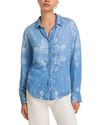 BELLA DAHL BOYFRIEND BUTTON DOWN SHIRT