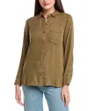 Bella Dahl Boyfriend Shirt In Brown