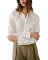 Bella Dahl Button Down Shirt In White