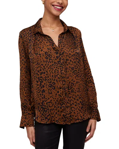 Bella Dahl Button Down Shirt In Brown