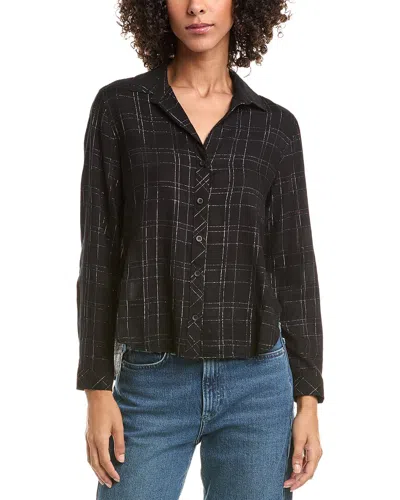 Bella Dahl Button Down Shirt In Black