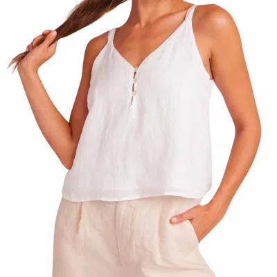 Bella Dahl Button Front Camisole In White