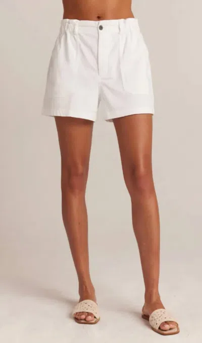 Bella Dahl Callie Ruffle Shorts In White