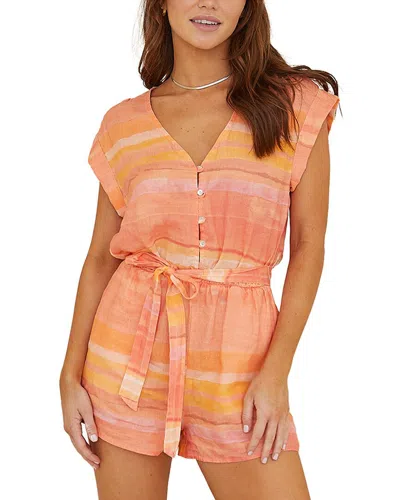 Bella Dahl Cap Sleeve Linen Romper