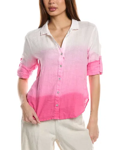 Bella Dahl Capri Linen Button-down Shirt In Pink