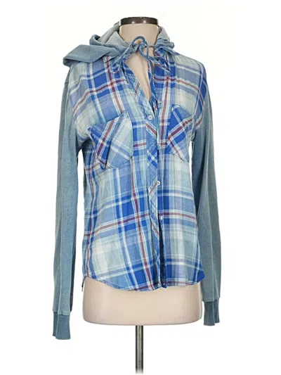 Pre-owned Bella Dahl Cardigan Sweater In Blue