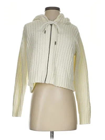 Pre-owned Bella Dahl Cardigan Sweater In Ivory