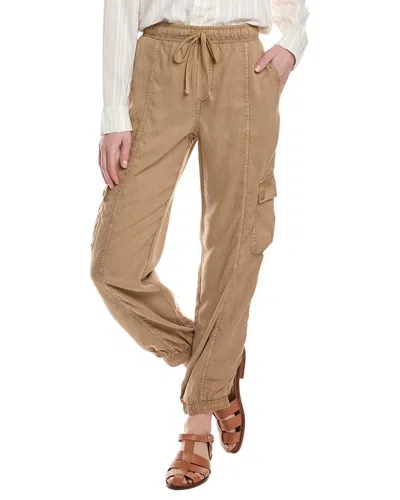 Bella Dahl Cargo Jogger In Brown