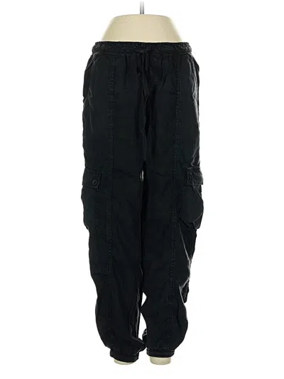 Pre-owned Bella Dahl Cargo Pants In Black