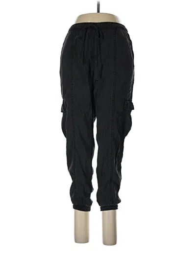 Pre-owned Bella Dahl Cargo Pants In Black