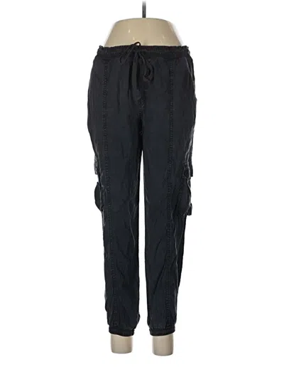 Pre-owned Bella Dahl Cargo Pants In Black