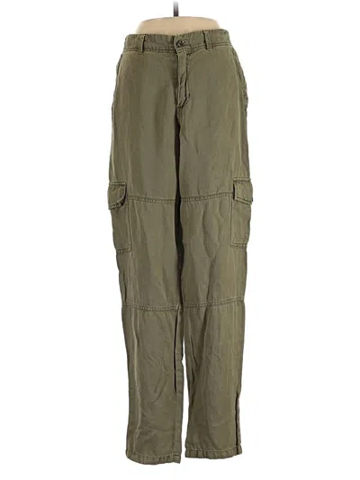 Pre-owned Bella Dahl Cargo Pants In Green