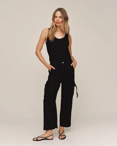 Bella Dahl Cargo Ties Pant In Black