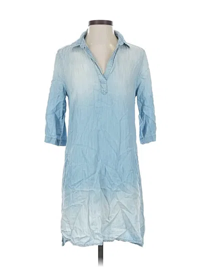 Pre-owned Bella Dahl Casual Dress In Blue