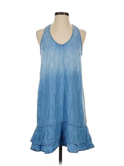Pre-owned Bella Dahl Casual Dress In Blue