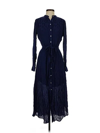 Pre-owned Bella Dahl Casual Dress In Blue