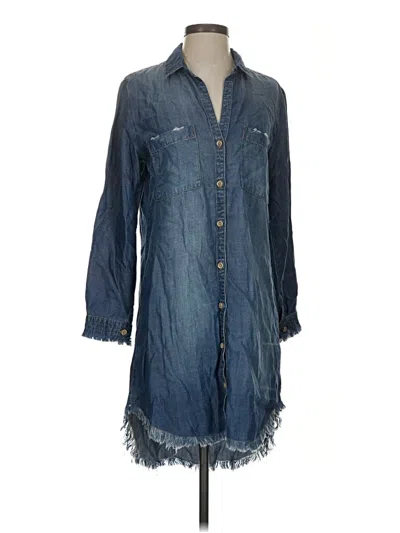 Pre-owned Bella Dahl Casual Dress In Blue